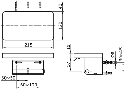 TX720MMB#BW ที่ใส่กระดาษพร้อมชั้นวาง