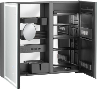 SMC002 ตู้กระจกเงา พร้อมช่องปรับอุณหภูมิสำหรับเก็บรักษาเครื่องสำอาง รุ่น GLAMERA