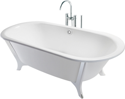 FBYN1826CPWE อ่างอาบน้ำเหล็กหล่อ+สะดือแนวนอน