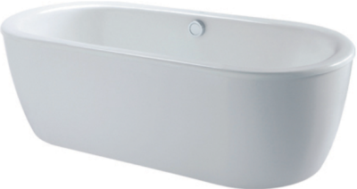 FBYN1716CPTE อ่างอาบน้ำเหล็กหล่อ+สะดือ