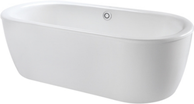 FBYN1816CHPTE อ่างอาบน้ำเหล็กหล่อ+สะดือ