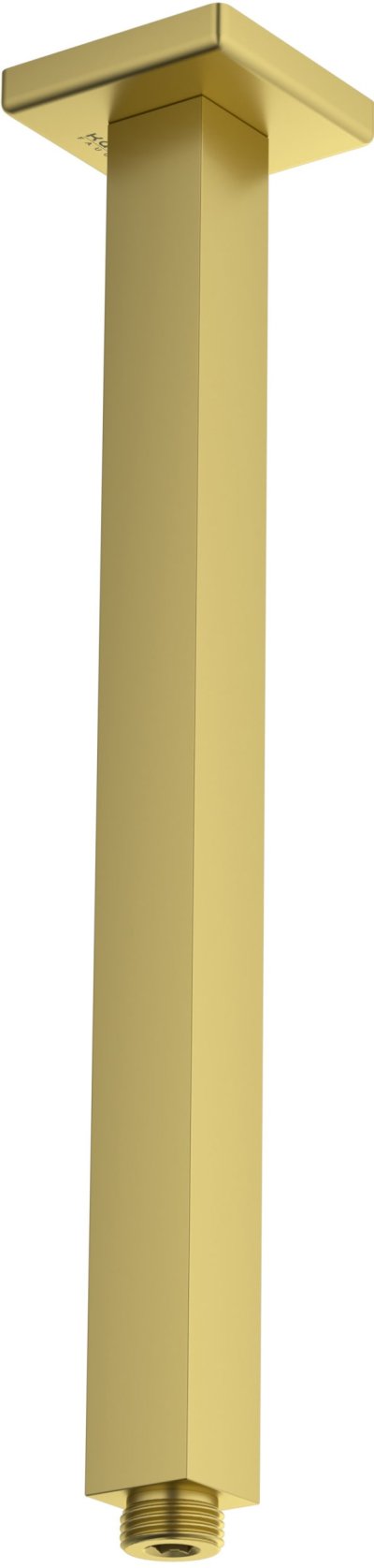 KS-07-443-41 ท่อลอยติดเพดานทรงเหลี่ยมสีทองด้าน PVD สำหรับหัวฝักบัว