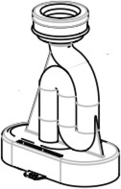 CC1-CN511P9000L002 ชุดข้อต่อน้ำทิ้งชักโครกแบบลงพื้น