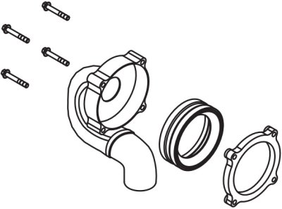 1110221 ชุดข้อต่อทางน้ำทิ้งพลาสติก (S-trap) สำหรับสุขภัณฑ์ชื้นเดียว และสองชิ้น รุ่น เรฟ 