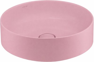 C00340(MRP) อ่างล้างหน้า แบบวางบนเคาน์เตอร์ รุ่น SENSATION ROUND (สีชมพูด้าน)