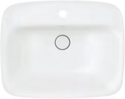 CPW0201 MWH/BN2 อ่างล้างหน้า แบบฝังบนเคาน์เตอร์ รุ่น QUINTA (เจาะ 1 รูก๊อก)