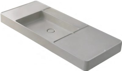 CPW0502 MTP/GR2 (N/H) อ่างล้างหน้า แบบวางบนเคาน์เตอร์ รุ่น QUIL สี TIMELESS TAUPE (ไม่เจาะรูก๊อก)