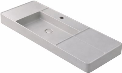 CPW0502 MTP/GR2 อ่างล้างหน้า แบบวางบนเคาน์เตอร์ รุ่น QUIL สี TIMELESS TAUPE (เจาะ 1 รูก๊อก)