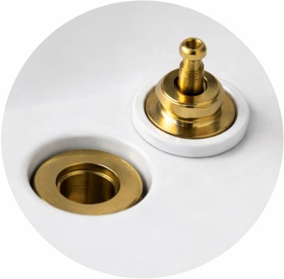 CPW0410 MWH/GR2 อ่างล้างหน้า แบบฝังใต้เคาน์เตอร์ รุ่น QUIL