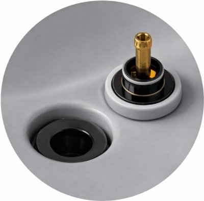 CPW0410 MWH/BN2 อ่างล้างหน้า แบบฝังใต้เคาน์เตอร์ รุ่น QUIL