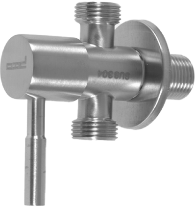 FC 015 วาล์วเปิด - ปิดน้ำ สแตนเลส 304 แบบ 2 ทาง