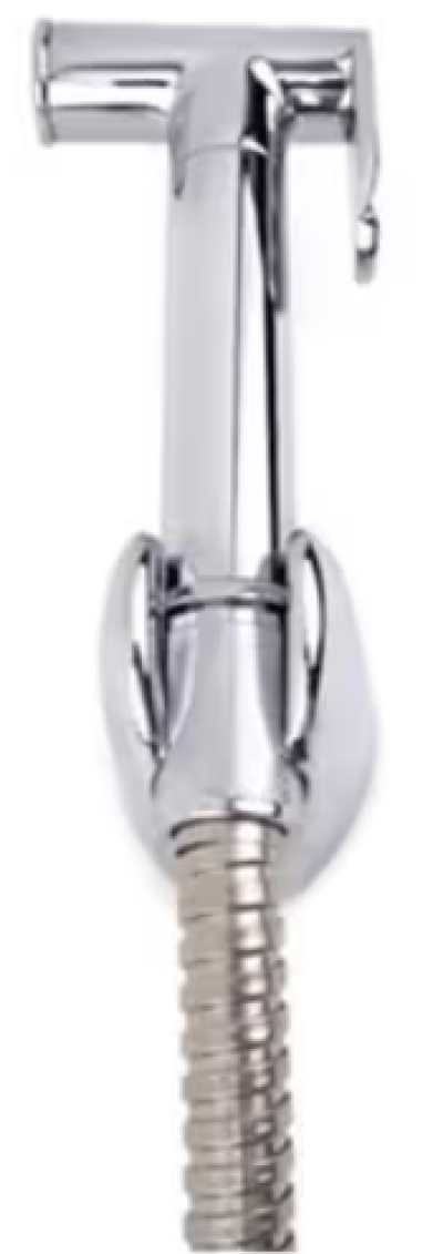 PR 016 ชุดสายฉีดชำระทองเหลืองชุบโครเมี่ยม