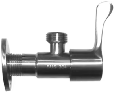 FC 016 วาล์วเปิด - ปิดน้ำ สแตนเลส 304 แบบทางเดียว