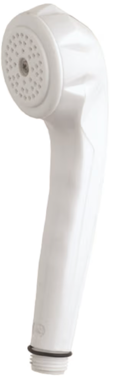 ES05 ชุดฝักบัวอาบน้ำแบบสายอ่อน 1 ระบบ สีขาว