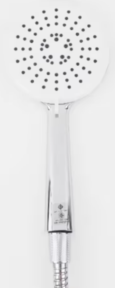 PS025 ชุดฝักบัวอาบน้ำแบบสายอ่อน สีโครเมียม