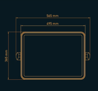 M 01 กระจกเงาแบบสี่เหลี่ยมปรับมุมได้