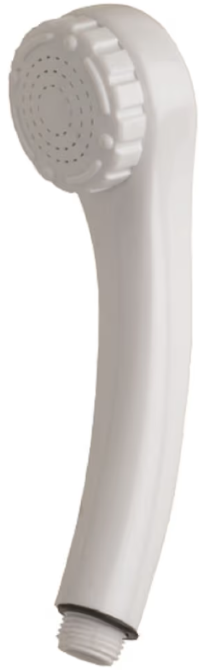 ES04 ชุดฝักบัวอาบน้ำแบบสายอ่อน 1 ระบบ สีขาว