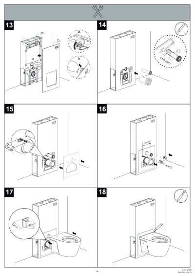 TF-3119YB1-WT-0 สุขภัณฑ์ แบบแขวนผนัง รุ่น ACACIA SUPASLEEK