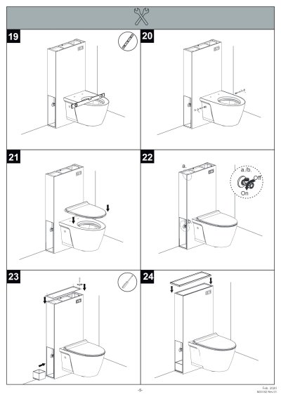 TF-3119YB1-WT-0 สุขภัณฑ์ แบบแขวนผนัง รุ่น ACACIA SUPASLEEK