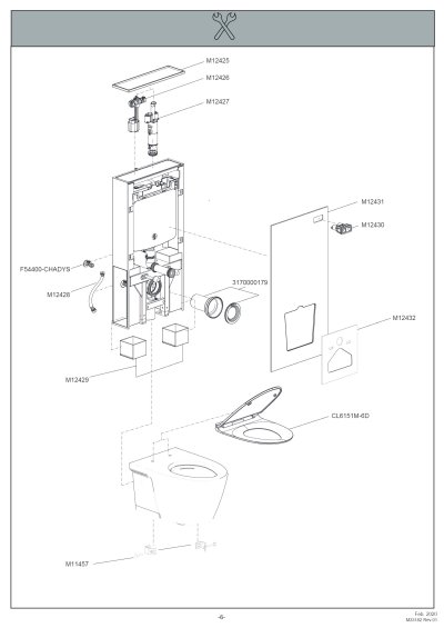 TF-3119YB1-WT-0 สุขภัณฑ์ แบบแขวนผนัง รุ่น ACACIA SUPASLEEK