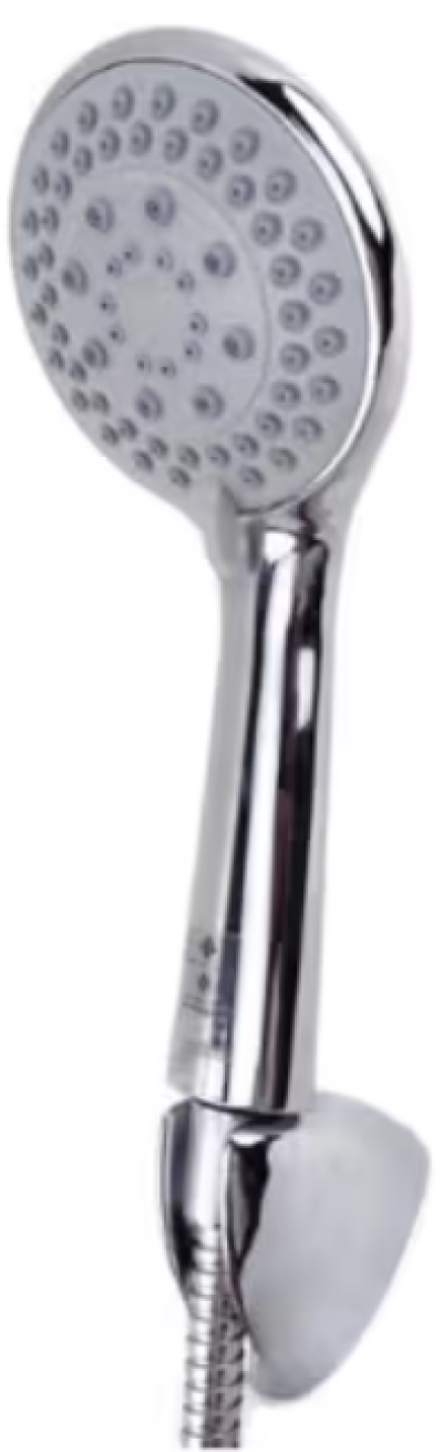 ES015 ชุดฝักบัวอาบน้ำแบบสายอ่อน 3 ระบบ สีโครเมี่ยม