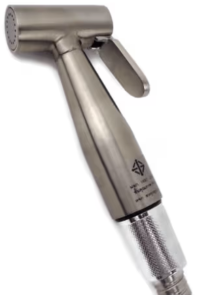 PR 017 ชุดสายฉีดชำระทองเหลืองชุบโครเมี่ยม