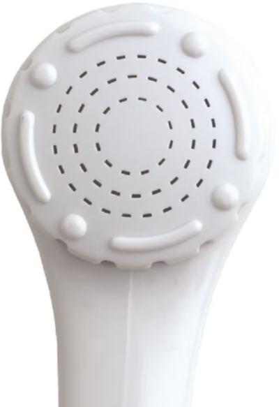 ES04 ชุดฝักบัวอาบน้ำแบบสายอ่อน 1 ระบบ สีขาว