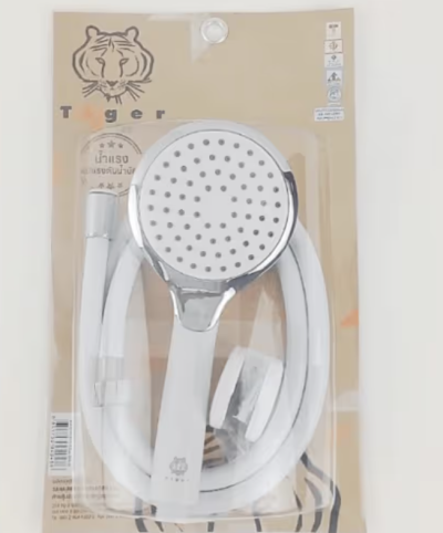 EPS 01 ชุดฝักบัวอาบน้ำแบบสายอ่อน 1 ระบบ สีขาว