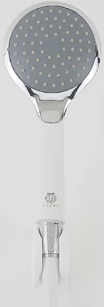 EPS 02 ชุดฝักบัวอาบน้ำแบบสายอ่อน 1 ระบบ สีขาว