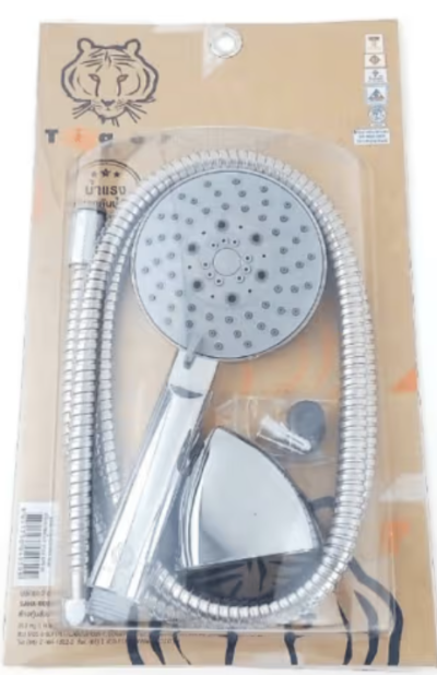 EPS 03 ชุดฝักบัวอาบน้ำแบบสายอ่อน 3 ระบบ สีโครเมี่ยม