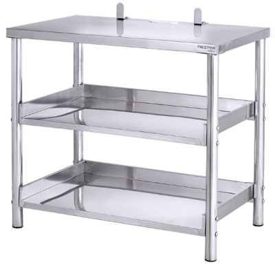 SH8071-1 ชั้นวางเตาสเตนเลส สตีล AISI 201 ขนาด 80 x 50 x 71 ซม.