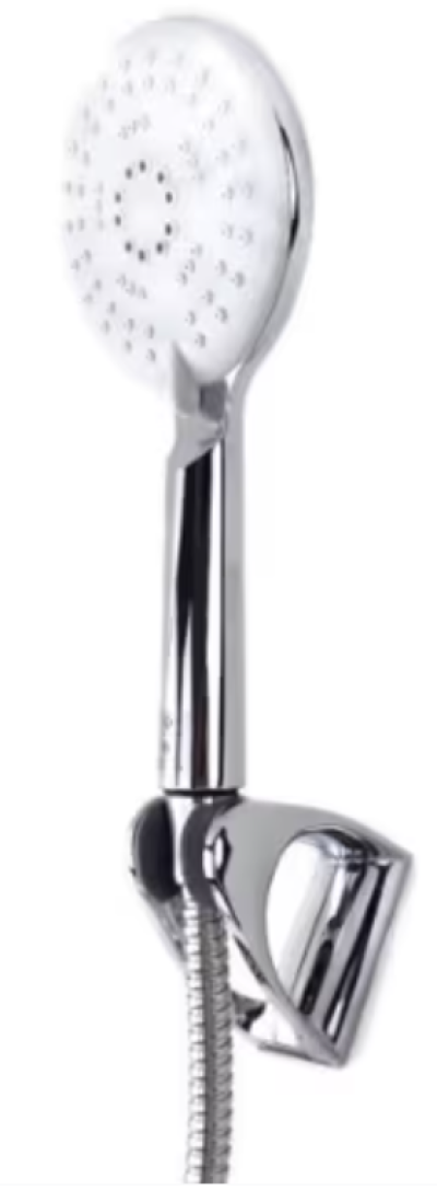 PS023 ชุดฝักบัวอาบน้ำแบบสายอ่อน 3 ระบบ สีโครเมียม