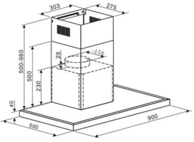 MT390B เครื่องดูดควัน