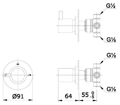 TX484SESN ชุดเปลี่ยนทิศทางน้ำ (เข้า 1 ออก 3)