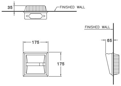 C814 ที่ใส่กระดาษชำระ รุ่น STANDARD