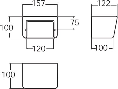 TF-9253-WT ที่ใส่กระดาษชำระ รุ่น ROMICA