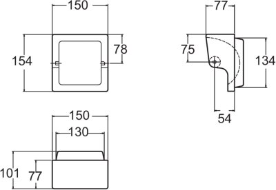 TF-9011-WT ที่ใส่กระดาษ รุ่น STANDARD