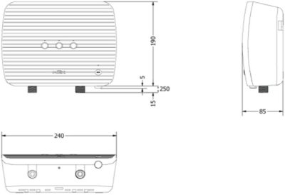 CENTRI 6R เครื่องทำน้ำร้อน 6000W MULTI-POINT