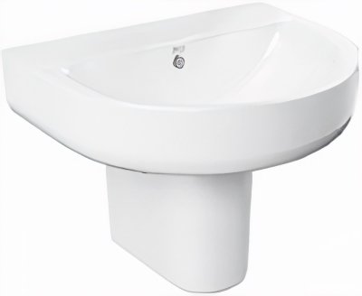 TF-0553/0740-WT-0 อ่างล้างหน้า แบบขาตั้งลอย รุ่น CONCEPT D-SHAPE