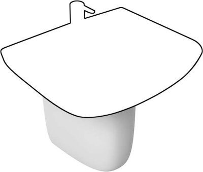 TF-0741-WT-0 ขาตั้งอ่างล้าหน้า รุ่น NEW CODIE