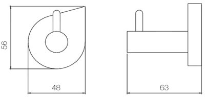 DW-5101 ขอแขวนผ้า รุ่น DEW DROPS