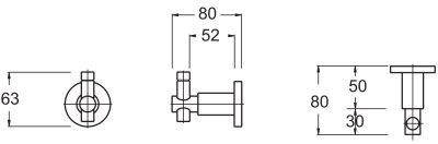 K-1050-42-N ขอแขวนผ้า สแตนเลส รุ่น SABLE