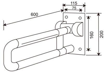 FFAS9401-000040BC0 พนักแขนแบบพับเก็บได้ CNCF-9401.000.04