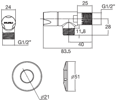 K-45528X-CP วาล์วเปิด-ปิดน้ำ รุ่น BLISS