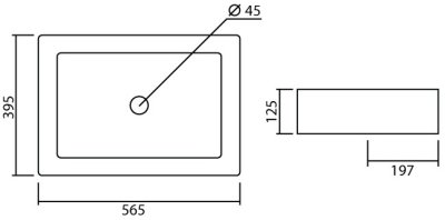 MC002 อ่างล้างหน้า แบบวางบนเคาน์เตอร์