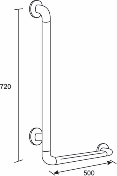 FFAS9405-000040BC0 ราวทรงตัวรูปตัว แอล (ขวา) 