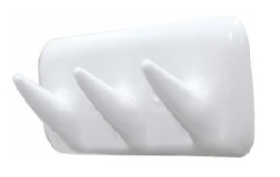 FS 037 ขอแขวนผ้า 3 ขอ พลาสติก ABS