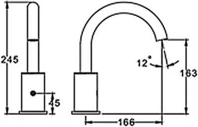 SA 3112 ก๊อกอ่างล้างหน้า แบบเซ็นเซอร์