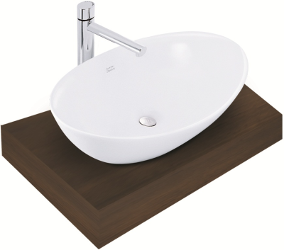 WP-F608-WT อ่างล้างหน้า แบบวางบนเคาน์เตอร์ รุ่น OVA OVAL