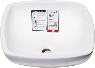 C0003 อ่างล้างหน้า แบบวางบนเคาน์เตอร์ รุ่น TESS